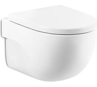 Roca Meridian taza de inodoro suspendido sin reborde blanco A346244000