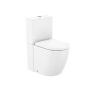 Roca Meridian Vortex - Inodoro de Pie Completo, Salida Dual, Blanco - Blanco brillo
