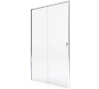 Roca Metropolis-N puerta de ducha 140 cm corredera cromo brillante/vidrio transparente AMP1314012M