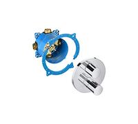 Roca Mezclador grifo termostático empotrable para baño o ducha, 25 x 40 x 3 centímetros, color azul (Referencia: AG0132600R)