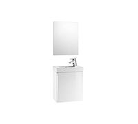 Roca,Mini,Pack con espejo (mueble base, lavabo y espejo),Blanco brillo,450mm x 250mm x 575mm,A855865806