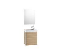 Roca,Mini,Pack con espejo (mueble base, lavabo y espejo),Roble texturizado,450mm x 250mm x 575mm,A855865155