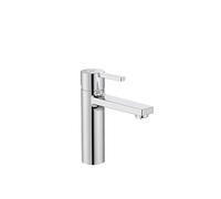 Roca,Naia,Grifería monomando para lavabo con caño mezzo, cuerpo liso y desagüe click-clack, Cold Start,A5A3996C00