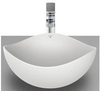 ROCA OHTAKE A327A15620 Lavabo de sobre encimera hecho en cerámica con un acabado en color blanco mate - desconocido / desconocido / Roca