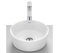 Roca Optica lavabo 35x35 cm circular sobre encimera blanco A327B15000