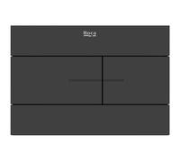 Pulsador PS2 doble negro mate A890224306