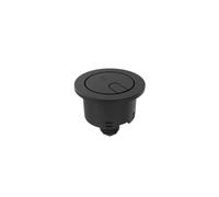 Roca Pulsador D8/D48 Doble Descargador de Cisterna (Negro Titanio Cepillado)