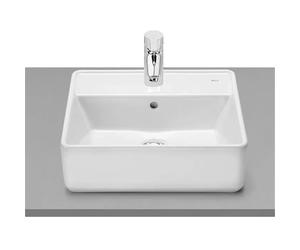 Roca Square A3270MM000 - Lavabo Sobre Encimera, Blanco, 42 cm