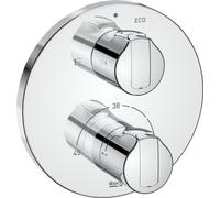 Roca T-1000 grifo de bañera y ducha empotrado con termostato cromo A5A0D09C00