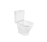 Roca The Gap Conjunto para inodoro completo con salida vertical y tapa con asiento - Asiento con tapa con amortiguador / Inferior