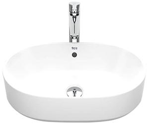 Roca,The Gap,ROUND - Lavabo de sobre encimera,Blanco,550mm x 390mm x 130mm,A3270Y1000