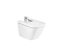 Roca,The Gap,SQUARE - Bidé suspendido sin tapa con fijaciones ocultas,Blanco,350mm x 540mm x 400mm,A357476000