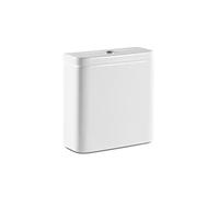 Roca,The Gap,SQUARE - Cisterna de doble descarga 4,5/3L con alimentación inferior para inodoro,Blanco,365mm x 150mm x 390mm,A341470000