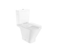 Roca,The Gap,SQUARE - Taza Rimless con salida dual para inodoro de tanque bajo,Blanco,365mm x 650mm x 790mm,A342479000
