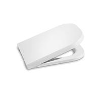 Roca The Gap - Tapa y asiento de Supralit para inodoro compacto, tapadera de WC original con ajuste perfecto, recambio de tapa de váter resistente, blanco, A80173000B