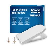 ROCA THE GAP SQUARE A80147200B Tapa y asiento para inodoro con caída amortiguada
