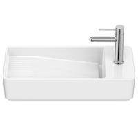 Roca Tura lavabo 55x27.5 cm rectangular clásico-sobre encimera blanco A327692000