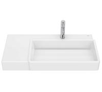 Roca Tura lavabo 80x43 cm rectangular clásico-sobre encimera blanco A327696000