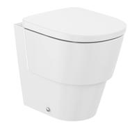 Roca Tura taza de inodoro de pie sin reborde blanco brillante A347697S00