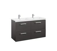 Roca - Unik Prisma 4 Cajones 1200 Gris Antracita Brillo (A855957153)