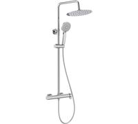 Roca Vega Plus conjunto de ducha a pared con rociador con efecto lluvia cromo A5A9A6EC00