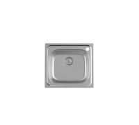 ROCA VICTORIA A871451A01 Fregadero Redondo de Acero Inoxidable 45cm - Sin sifón