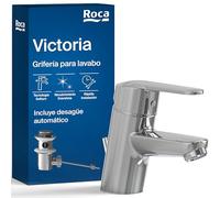 Roca,Victoria,Grifería monomando para lavabo con desagüe automático,A5A3025C00