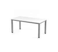 Mesa De Oficina Rocada Executive 2001Ad04 Aluminio/Blanco 140X80 Cm