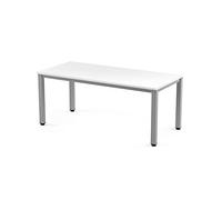 Rocada - Escritorio Moderno y Funcional para Oficina y Estudio en Casa | Estructura de Acero Duradera | Mesa de Estudio Estilo Nórdico | Montaje Sencillo, Gris + Tablero Blanco, 160x80 cm