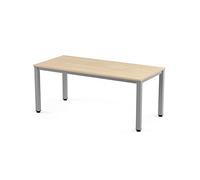 Rocada | Escritorio para Ordenador | Mesa de Estudio para Oficina en casa | Estructura de Acero | Mesa de despacho en Madera Haya y Estructura Color Antracita | 120x80 cm | Montaje Sencillo