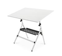 Rocada - Mesa de Dibujo Inclinable, Mesa Arquitectura Pofesional, Plegable, Ligera, Regulable, 80 x 120 cm