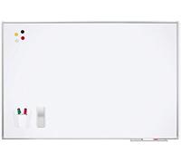 Rocada | Pizarra Blanca Magnética 120 x 90 con Marco de Aluminio | Pizarra de Pared | Incluye Toallitas Limpiadoras para Pizarras Blancas