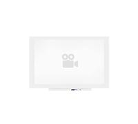 Rocada - Pizarra Blanca Magnética Sin Marco - Pizarra Modular y Multifuncional - Superficie Lacada Mate - Compatible con Rotuladores de Borrado en Seco - 75 x 115 cm - Blanco
