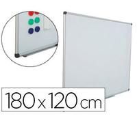 Rocada Pizarra Blanca Rocada Acero Vitrificado Magnético Marco Aluminio 180x120 cm