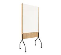 Muro de presentación móvil NATURAL H x A x P 2000 x 1000 x 450 mm