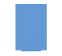 Rocada - Pizarra Magnética Azul Lacada 100x150cm - Sin Marco - Superficie Modular y Multifuncional - Incluye Imán de Colores - Fácil Montaje y Fijación Magnética - Fabricada en España