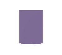 Rocada - Pizarra Magnética de Color, Sin Marco, Borrado en Seco, Fácil de Limpiar, Pizarra de Pared, 75 x 115 cm, Color Lila