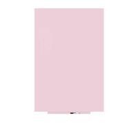 Rocada |Pizarra Rosa de para Rotulador, Magnética y Sin Marco Imantada de Pared | Sistema de Sujeción Patentado con Imán | Color Rosa 100 x 150 cm