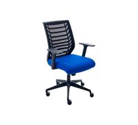 Rocada Silla Operativa 68 x 91 cm Azul para Oficina Modelo 907-3 | Silla ergonómica azul con asiento tapizado, espuma inyectada, respaldo técnico y regulación funcional para trabajo diario.