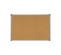 Rocada | Tablero de Corcho Natural con Marco de Aluminio | Tablón de Anuncios | Pizarra de Corcho de 90 x 60 cm