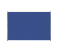 Rocada | Tablón de Anuncios Tapizado | Pizarra Tapizada con Marco de Aluminio | Panel Informativo de Pared para Chinchetas | Tablero con Marco Color Azul | 180 x 120 cm