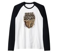 Rocas Reales del Escalador al Aire Libre de la Escalada en Roca ningún código de Color Camiseta Manga Raglan
