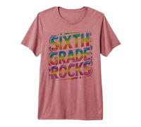 Rocas Rocas DE Sexto Grado Primer día I Teach Teacher Crew Little Camiseta Premium