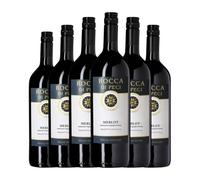 Rocca di Peci Merlot Delle Venezie 1 L Vino tinto (Caja de 6 Botellas de 1 L)