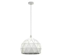 Roccaforte Lámpara colgante redonda (Altura: 110 cm, Blanco)