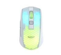 Roccat Burst Pro Air-Ratón de juego óptico RGB inalámbrico ultraligero y simétrico con sensor óptico Owl-Eye de 19 000 ppp, interruptores ópticos, rueda ROCCAT Titan Wheel y 81 gramos de peso, Blanco