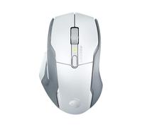 Roccat Kone Air Ratón de Juego Inalámbrico Ergonómico con 800 Horas de Batería, Sensor Óptico de 19K dpi, Agarres Laterales de Goma de Doble Inyección, Blanco
