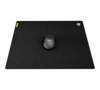 Roccat Sense Ctrl - Alfombrilla de ratón para Videojuegos con Base de Goma Antideslizante, Superficie Vulcanizada de precisión y Bordes de Costura Plana, Negro