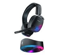 Roccat Syn Max Air - Auriculares de juego RGB inalámbricos con sonido 3D y base de carga