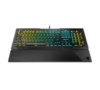 ROCCAT Vulcan Pro Teclado óptico Lineal para Juegos de PC, Interruptor Titan de tamaño Completo con iluminación AIMO RGB por tecla, Placa Superior de Aluminio anodizado y reposamuñecas Desmontable,